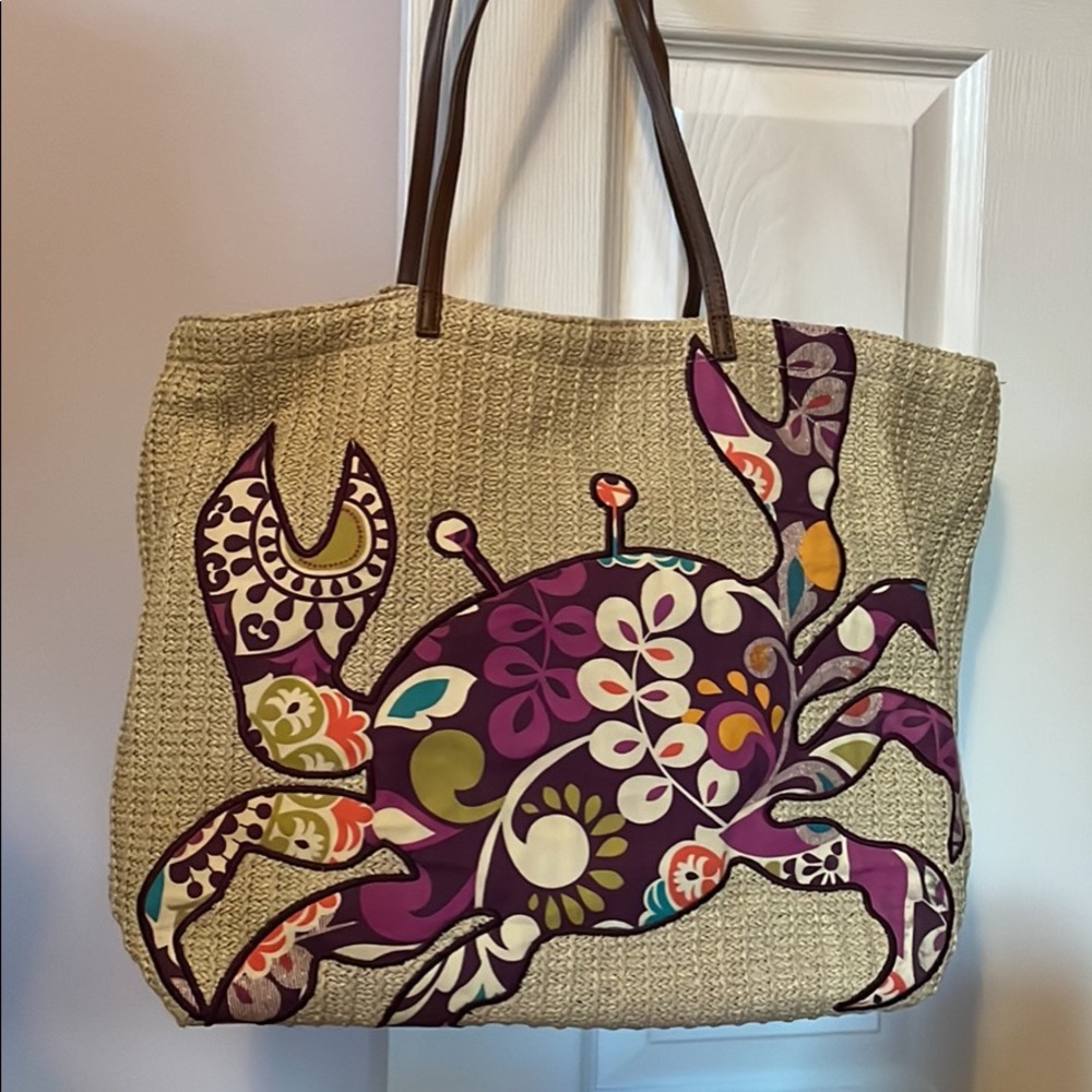 Vera Bradley Beach Tote with Matching Wallet